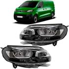 Par Farol Citroen Jumpy 2020 21 Eletrico Com Motor