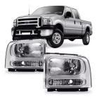 Par Farol Cromado F250 F350 F4000 2007 2008 2009 2010 2011