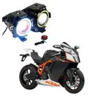 Par Farol de Milha Angel Eye U7 para Moto Kawasaki ER 6N 650CC 2010 2011 2012 2013 2014 2015 até 2022 - U7AA