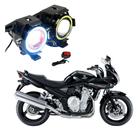 Par Farol de Milha Angel Eye U7 para Moto Suzuki Bandit 1250 2009 2010 2011 2012 2013 - U7Led