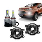 Par Farol de Milha Auxiliar Led C6 Ecosport 2013 á 2017 - Tiger Auto