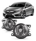 Par Farol De Milha Universal Honda Civic 2017 2018 2019 2020 2021 - Universo Car