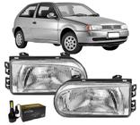 Par farol gol 1995 a1999 mod.a/c super led masc cromada