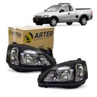 Par Farol M.negra Dianteiro Arteb Montana corsa Kit2490