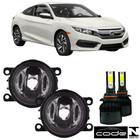 Par Farol Milha Honda New Civic 2015 a 2021 Super Led