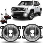 Par Farol Milha Jeep Renegade 2015 2016 2017 2018 + Lâmpada - BIBAS