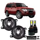 Par Farol Milha MITSUBISHI PAJERO 2008 ate 2009 e Super Led