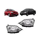 Par farol toyota etios 2013 a 2018 cromado