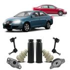 Par Kit Amortecedor + Bieleta Traseira VW Jetta 2006 A 2010