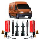 Par Kit Amortecedor Kayaba Coxim Batente Coifa Dianteiro Traseiro Citroen Jumper 1998 1999 2000 2001 2002 2003 2004 2005