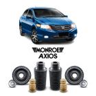 Par Kit Batedor Batente Axios Dianteiro Honda City 2009/2014