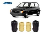 Par Kit Batente Coifa Amortecedor Dianteiro Fiat Uno 1989 1990 1991 1992