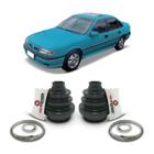 Par Kit Borracha Coifa Graxa Abraçadeira Homocinética Lado Roda Chevrolet Vectra 1994 1995 1996