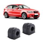 Par Kit Bucha Borracha Barra Estabilizadora Suspensão Dianteira BMW 130i E87 2005 2006 2007 2008 2009 2010 2011 2012