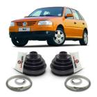 Par Kit Coifa Borracha Graxa Abraçadeira Homocinética Lado Roda Volkswagen Gol G4 2005 2006 2007 2008