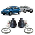 Par Kit Coifa Borracha Graxa Homocinética Lado Roda Toyota Etios Hatch 2012 2013 2014 2015 2016 2017 2018 2019 2020 2021