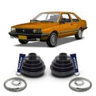 Par Kit Coifa Borracha Graxa Homocinética Nakata Lado Roda Volkswagen Santana 1984 1985 1986 1987 1988 1989 1990