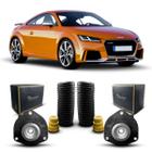 Par Kit Coxim Batedor Suporte Batente Coifa Amortecedor Dianteiro Audi TT Coupe 2007 2008 2009 2010 2011 2012 2013 2014