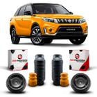 Par Kit Coxim Batente Batedor Suporte Reparo Superior Suspensão Amortecedor Dianteiro Suzuki Vitara 2017 2018 2019 2020