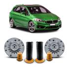 Par Kit Coxim Batente Coifa Amortecedor Dianteiro Suspensão Dianteira BMW 220i (F46) 2015 2016 2017 2018