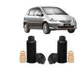 Par Kit Coxim Batente Coifa Dianteiro Honda Fit 2003/2005 - Auto Flex