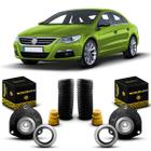 Par Kit Coxim Original Axios Batente Coifa Rolamento Amortecedor Dianteiro Volkswagen Passat 2011 2012 2013 2014 2015