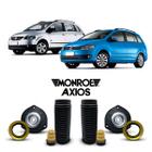 Par Kit Coxim Original Axios Batente Coifa Rolamento Amortecedor Dianteiro Volkswagen Spacefox 2006 2007 2008 2009 2010