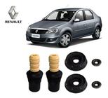 Par Kit Coxim Rolamento Amortecedor Dianteiro Renault Logan 2013 2014 2015