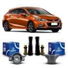 Par Kit Coxim Suporte Amortecedor Batente Coifa Traseiro Chevrolet Cruze Hatch 2017 2018 2019 2020 2021 2022 2023