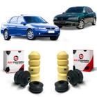 Par Kit Coxim Suporte Batedor Batente Amortecedor Traseiro Chevrolet Vectra 1997 1998 1999 2000 2001 2002 2003 2004 2005