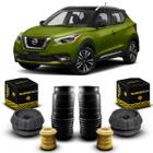 Par Kit Coxim Suporte Batedor Batente Coifa Suspensão Amortecedor Dianteiro Nissan Kicks 2016 2017 2018 2019 2020 2021