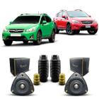 Par Kit Coxim Suporte Batedor Rolamento Batente Coifa Amortecedor Dianteiro Subaru XV 2011 2012 2013 2014 2015 2016 2017