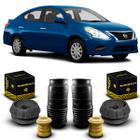 Par Kit Coxim Suporte Batente Amortecedor Dianteiro Nissan Versa 2011 2012 2013 2014 2015 2016 2017 2018 2019 2020 2021