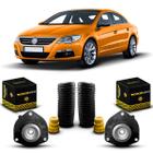 Par Kit Coxim Suporte Original Axios Batente Coifa Amortecedor Dianteiro Volkswagen Passat 2011 2012 2013 2014 2015