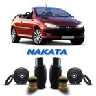 Par Kit Coxim Suspensão Dianteira Peugeot 206 Cc 2001 A 2005 - Nakata