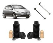 Par Kit Da Suspensão Bieleta Dianteira Honda Fit 2003 A 2008 - Auto Flex