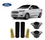 Par Kit Do Amortecedor Traseiro Coxim Batente Coifa Ford