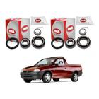 Par Kit Rolamento Roda Traseiro Corsa Pick-up 1.6 2000 A 2002