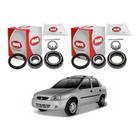 Par Kit Rolamento Roda Traseiro Corsa Sedan 1.0 1.6 2000 A 2002