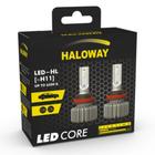 Par Lâmpada Automotiva Haloway LED H11 HWC 12V 6500K