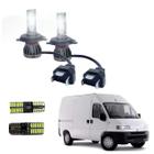 Par Lampada Led Farol Alto Baixo Ducato 94 95 96 97 98 99 00