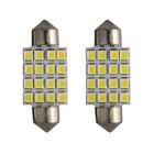 Par Lampada Led Torpedo 36mm 16smd 12v