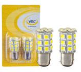 Par lâmpada led universal 2 polos 1157 (27 leds 5050) - wdc0862