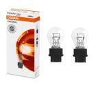 Par Lampada Original Osram 2 Polos P27/7W 12V Automotiva DRL Estacionamento Luz de Posição Freio 2 Unidades