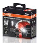 Par Lâmpada Osram Led Night Breaker Cross HIR2 6000K Super Branca