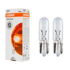 Par Lampada Osram Mosquito Esmagada Painel Instrumentos 2W 12V W2x4.6d 2722 Original Line