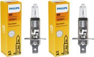 Par Lâmpada Philips Comum 12v Modelo H1 55w 12258