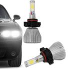 Par Lâmpada Super LED 2D H16 6000K 12V e 24V 30W 6000LM Efeito Xênon Carro Moto Caminhão Reator