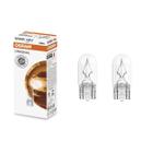 Par Lampada T10 Original Osram W3W Luz Lanterna Pingão 2821 12V 3W 2 Unidades