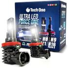 Par Lâmpada Ultra Led Force One 6000k 4100lm H8 H9 H11 H16